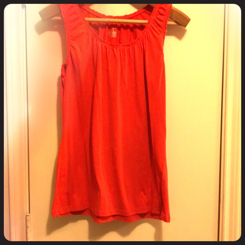 Orange tank.